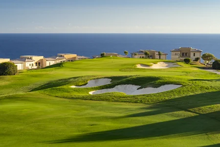 Zypern Aphrodite Loch 8 mit Meersicht